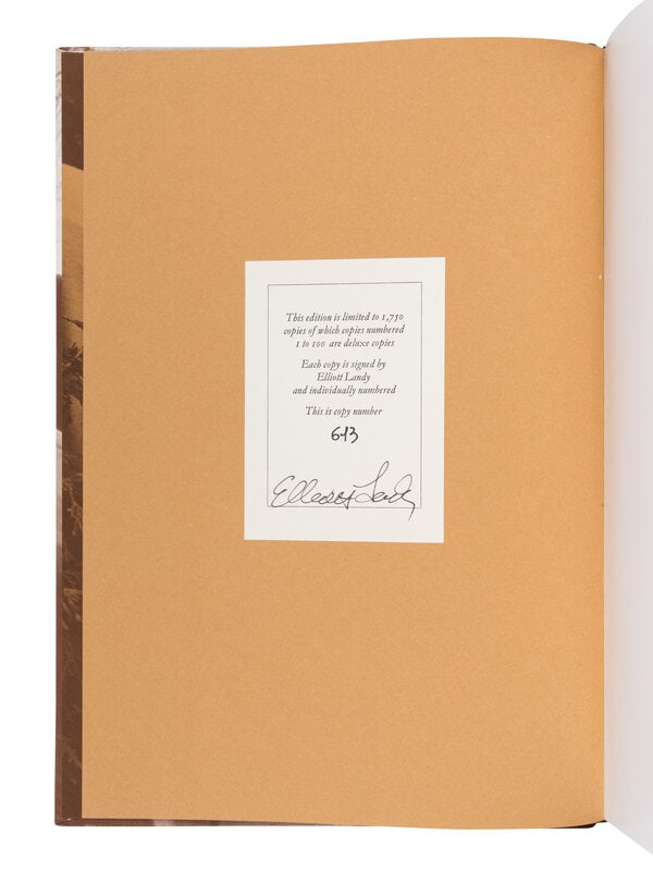 [DYLAN, Bob]. LANDY, Elliott. Dylan in Woodstock. 2000. LIMITED EDITION, SIGNED BY LANDY. (1 of 2)