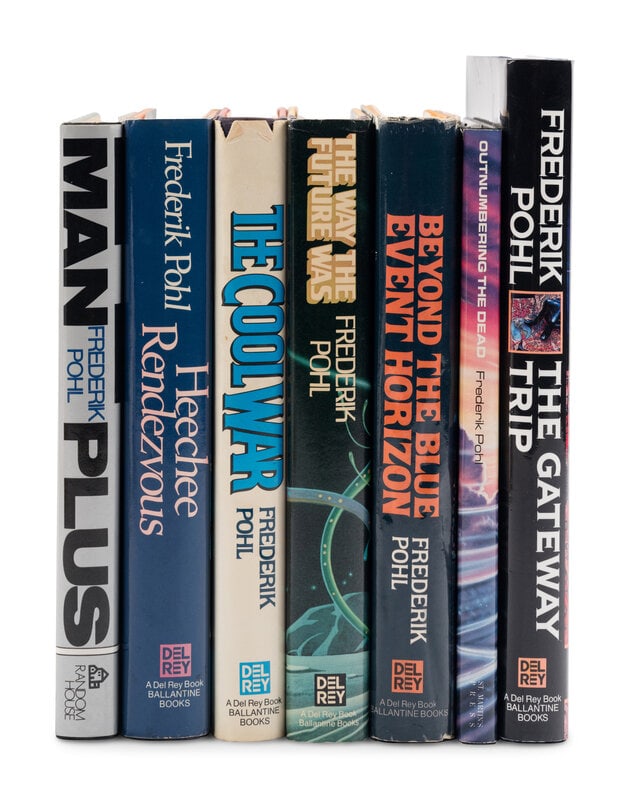 POHL, Frederik. A group of 7 FIRST EDITIONS, ALL SIGNED.  (1 of 1)