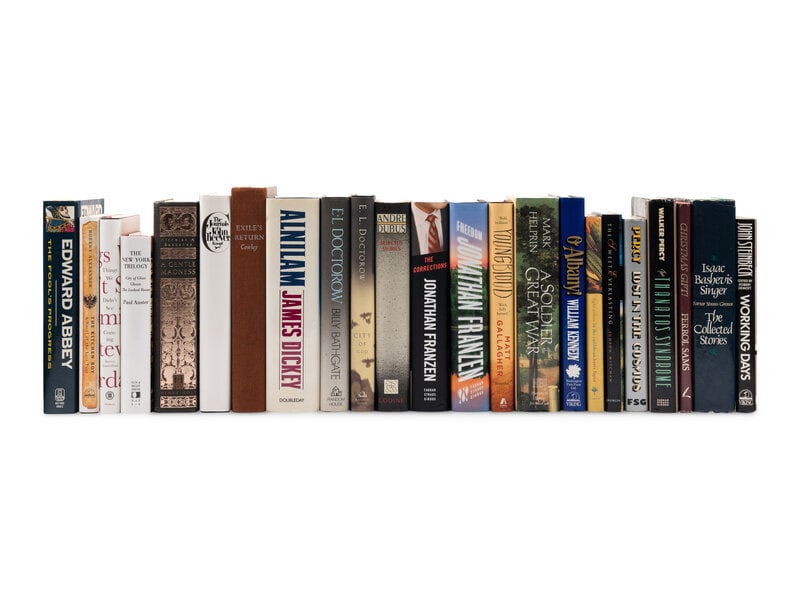 [LITERATURE - AMERICAN]. A group of 25 works published after 1980, MOST FIRST EDITIONS, MANY SIGNED  (1 of 1)