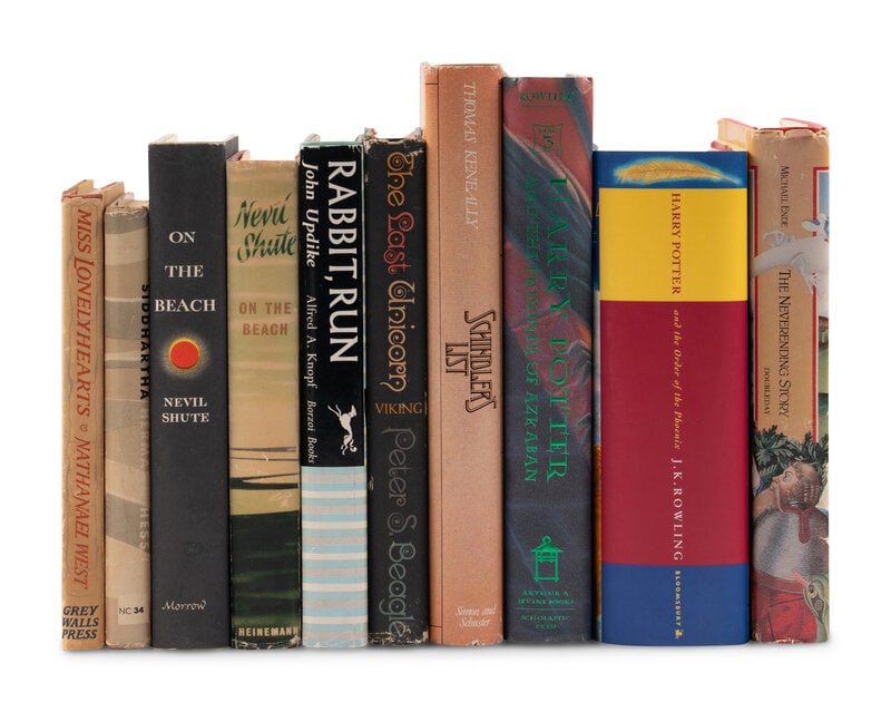[LITERATURE - BOOKS INTO FILM]. A group of 10 FIRST EDITIONS of books adapted into films, including: (1 of 1)