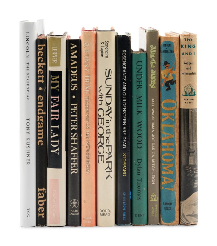 [LITERATURE - BOOKS INTO THEATRE]. A group of 21 FIRST EDITIONS, MANY SIGNED, comprising:  (1 of 1)