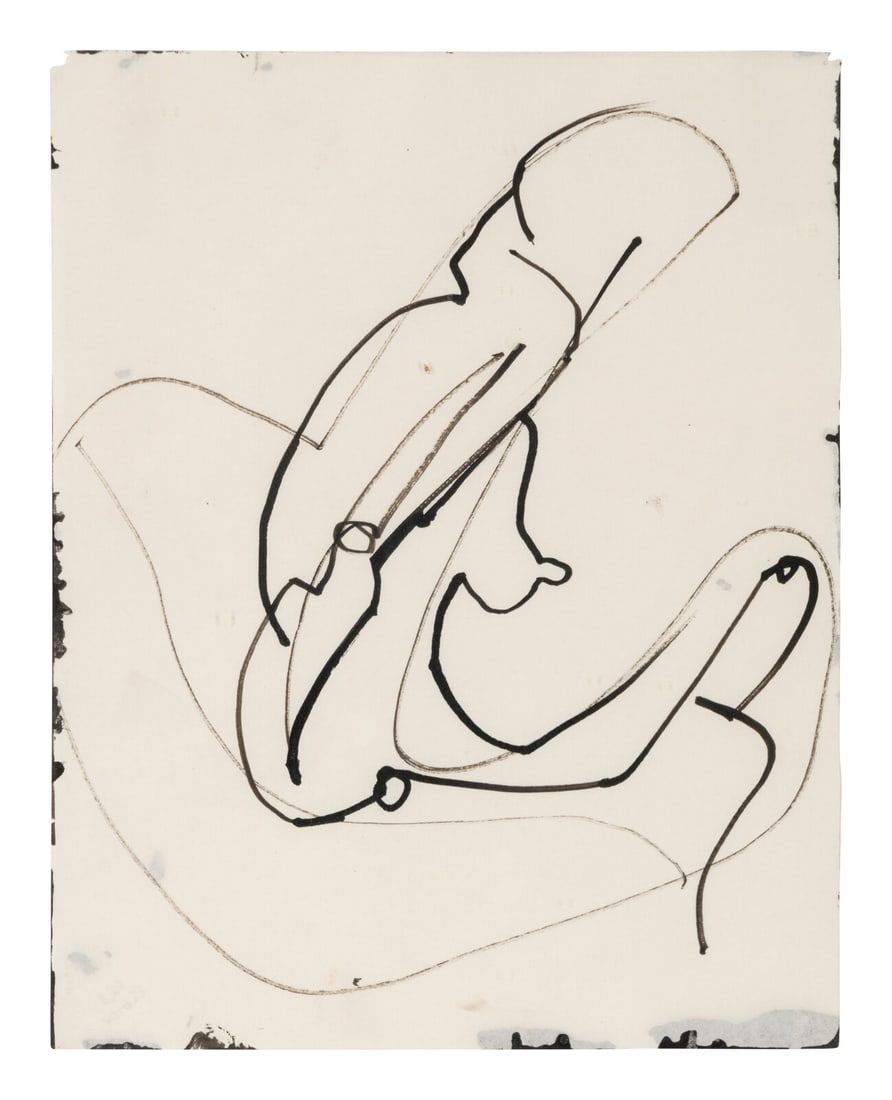 Hans Hofmann (German/American, 1880-1966) Untitled, c. 1935: Hans Hofmann (German/American, 1880-1966) Untitled, c. 1935 India ink on paper 10 3/4 x 8 1/2 inches. Provenance: Ameringer Howard, New York Private Collection