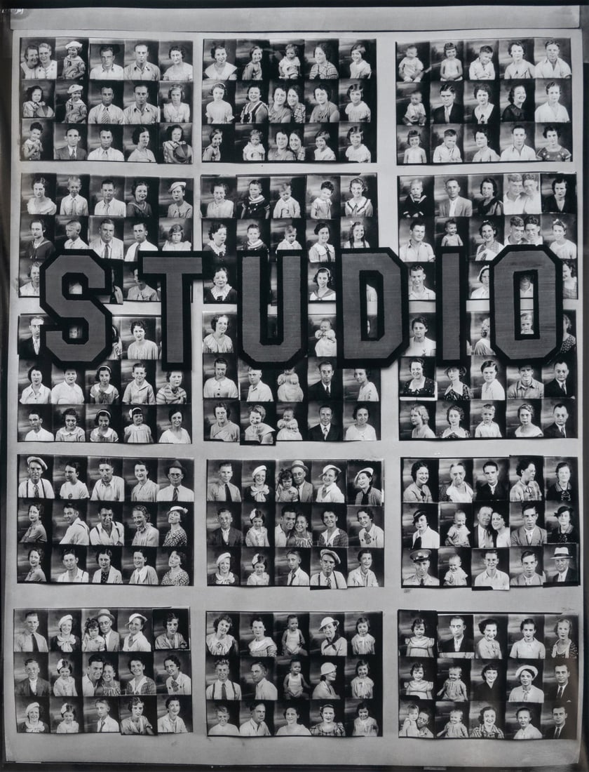 Walker Evans (American, 1903-1975) Penny Picture Display, Savannah, 1936: Walker Evans (American, 1903-1975) Penny Picture Display, Savannah, 1936 oversized archival pigment print printed later by John T. Hill, Estate Executor, signed and dated in ink in the margin 39 3/4 x