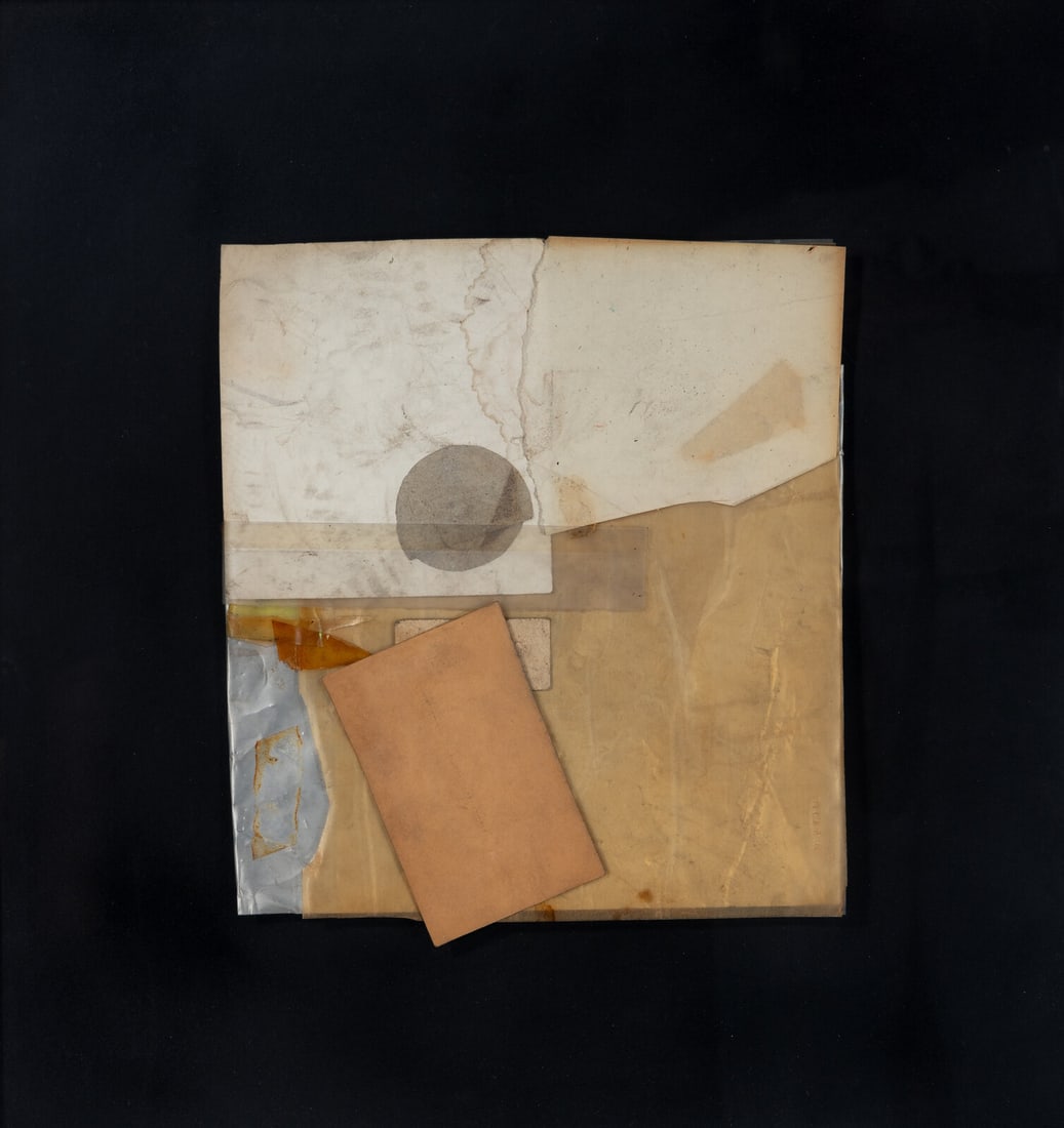 Robert Nickle (American, 1919-1980) Untitled, 1961: Robert Nickle (American, 1919-1980) Untitled, 1961 paper collage signed Robert Nickle (verso) 11 1/2 x 12 1/2 in. Provenance: B.C. Holland Gallery, Chicago