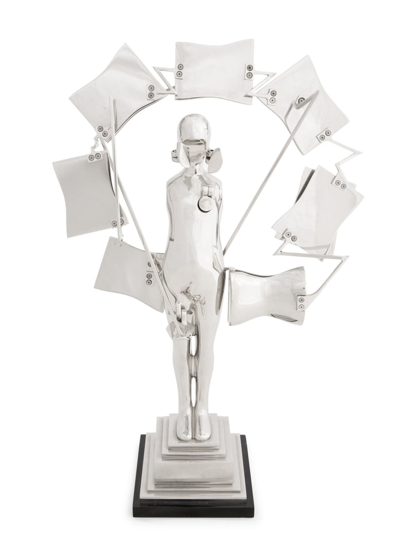 Ernest Trova (American, 1927-2009) Study/Falling Man (Circle Figure), 1985 (1 of 4)