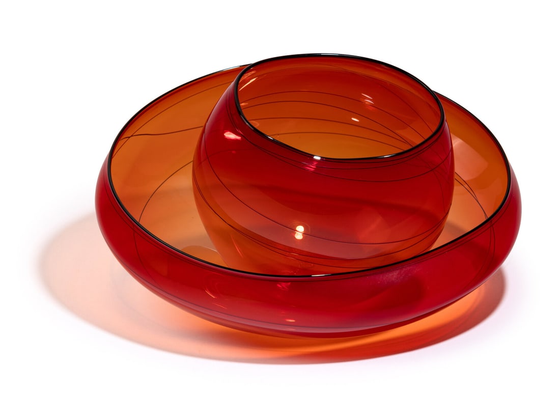 Dale Chihuly (American, b. 1941) Bonfire Basket (1 of 8)