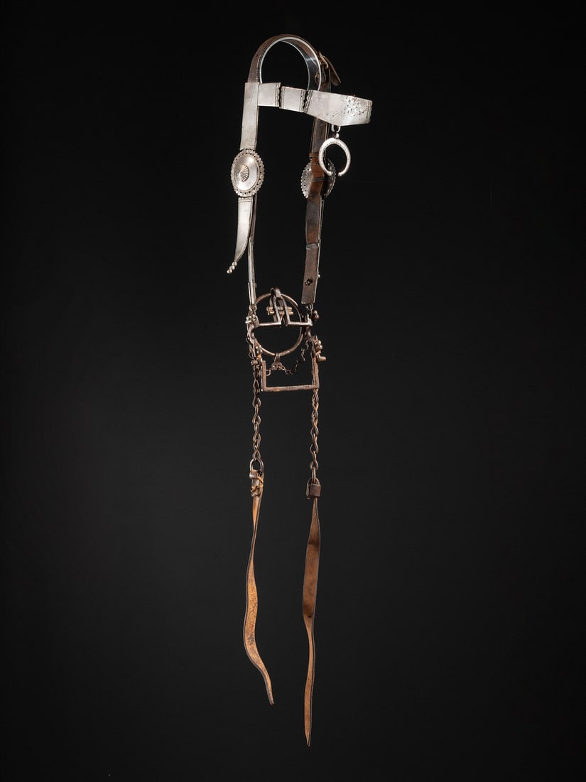 Early Navajo Bridle, with Navajo Ring Bit, Collected by Hoffman Birney (1891-1958) (1 of 5)
