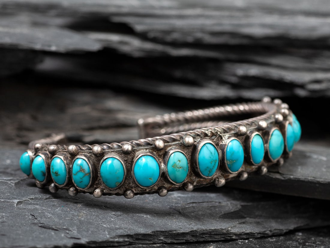 Navajo Slender Cuff Bracelet, Collected by Hoffman Birney (1891-1958) (1 of 3)