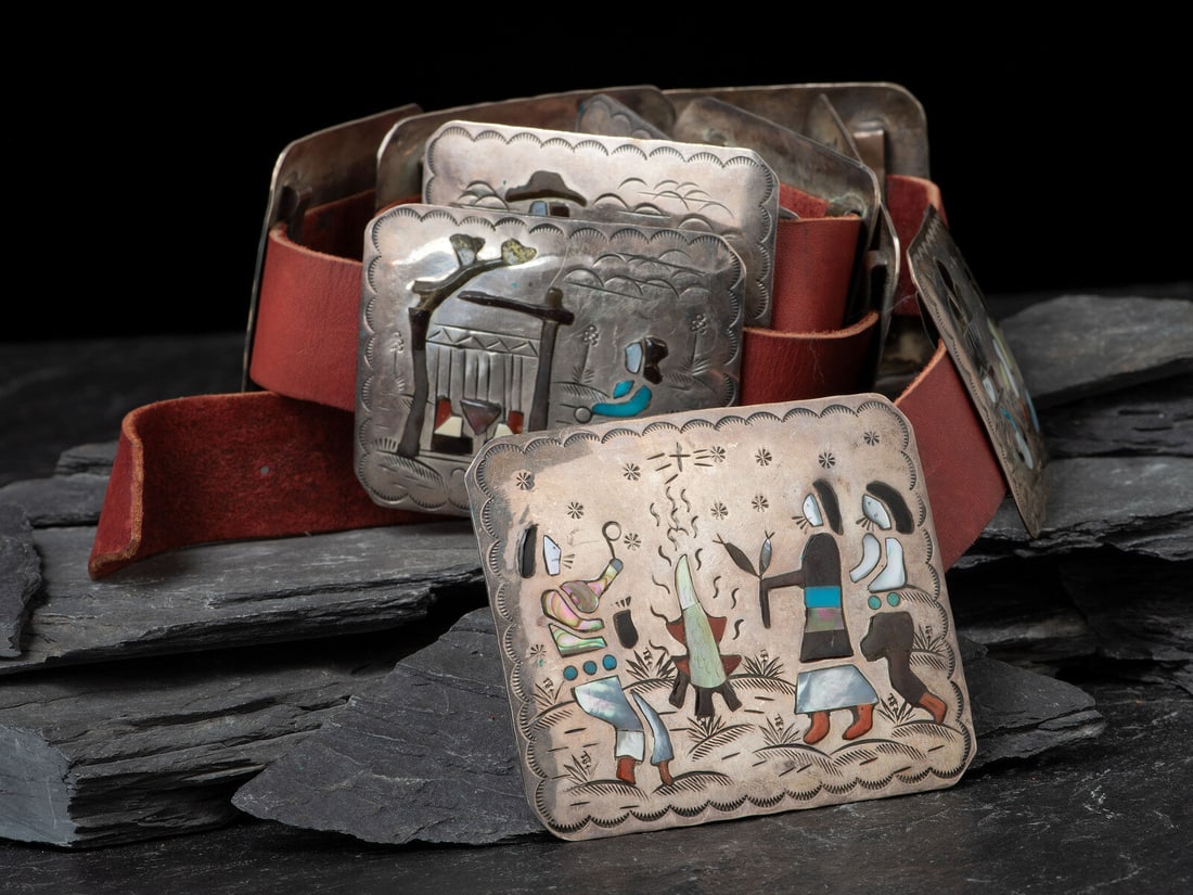 Navajo Storyteller Concha Belt (1 of 4)