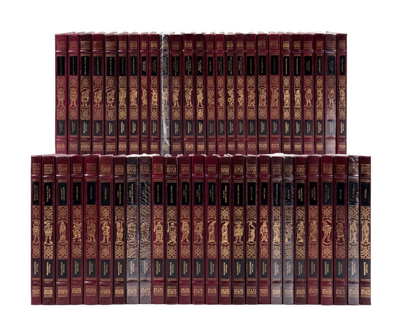 [BINDINGS - THE EASTON PRESS]. SHAKESPEARE, William. The Complete Works. Together, 52 leather-bound  (1 of 1)