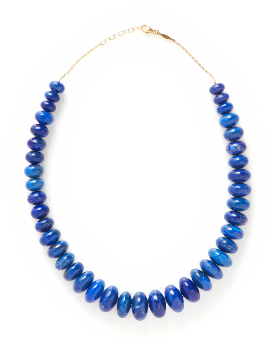 JACQUIE AICHE, YELLOW GOLD AND LAPIS LAZULI NECKLACE (1 of 2)