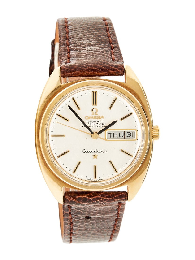 OMEGA, REF. 168.019 CD STAINLESS STEEL AND 14K YELLOW GOLD 'CONSTELLATION' DAY-DATE WATCH (1 of 3)
