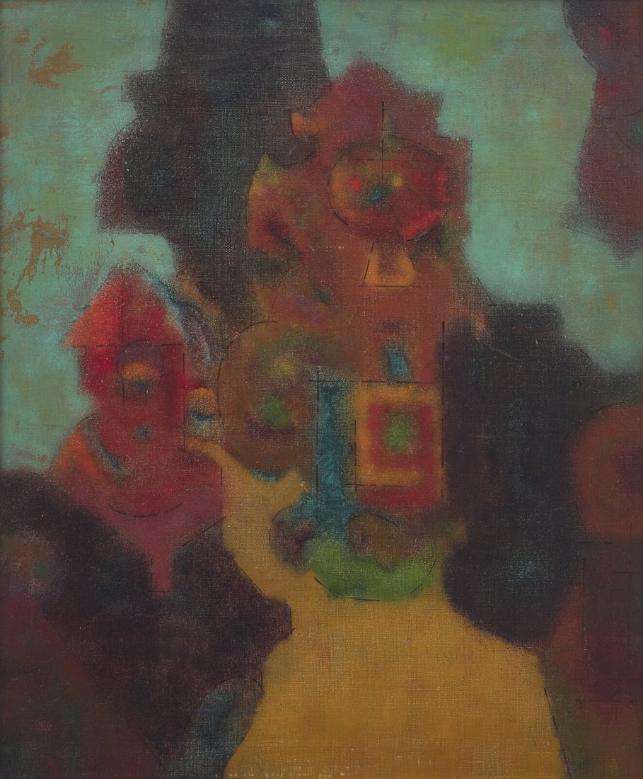 Sidney Gross
(American, 1921-1969)
Untitled Group of Three Paintings (1 of 20)