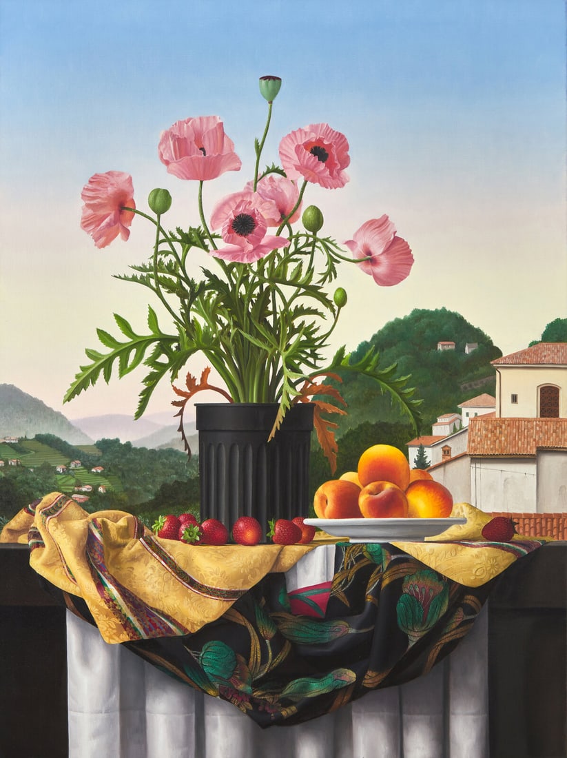 James Aponovich 
(American, b. 1945)
Still Life with Helen Elizabeth Poppies, 1999 (1 of 2)