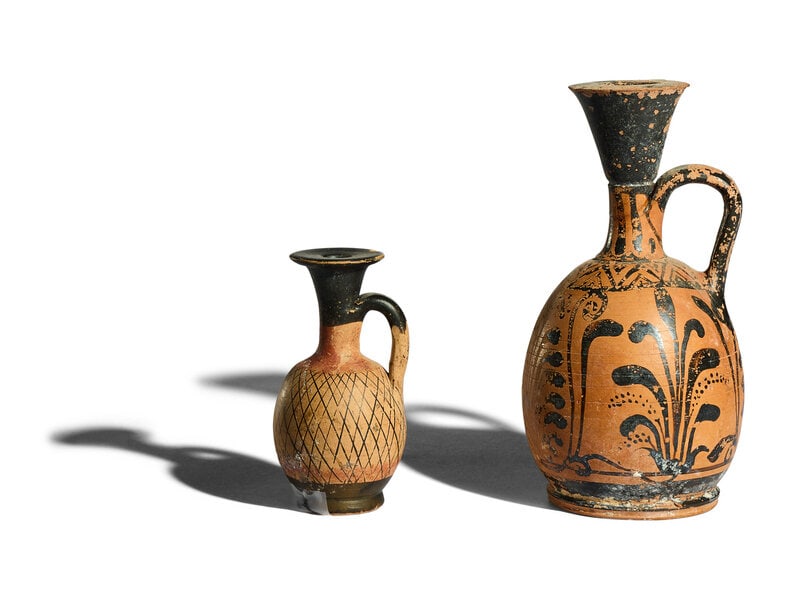 Two Apulian Black-Figured Squat Lekythoi  (1 of 4)