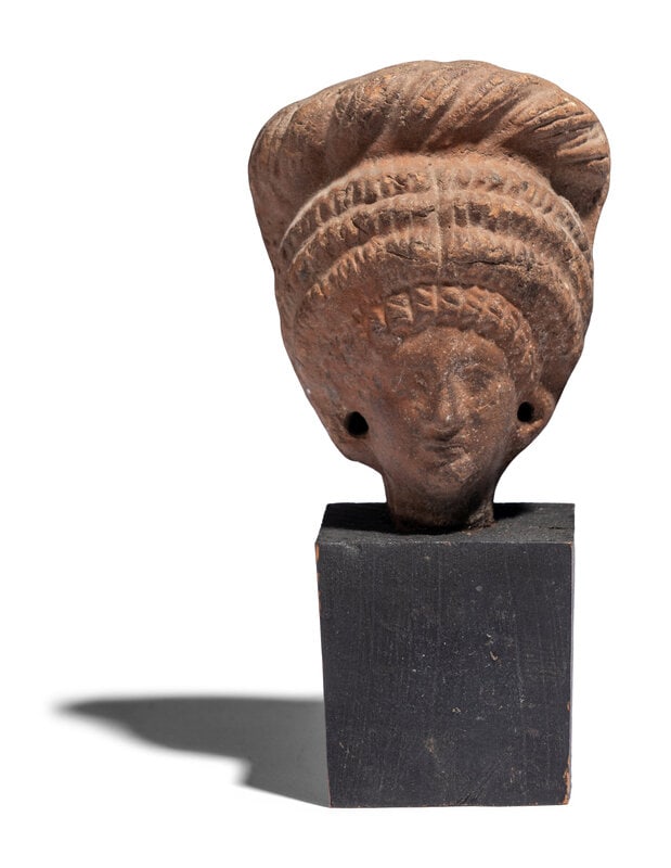 A Hellenistic Terracotta Head of a Woman (1 of 4)