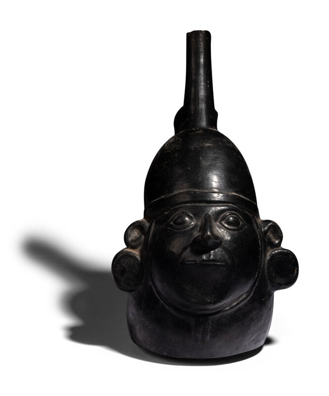 A Chimu Blackware Portrait Vessel (1 of 4)