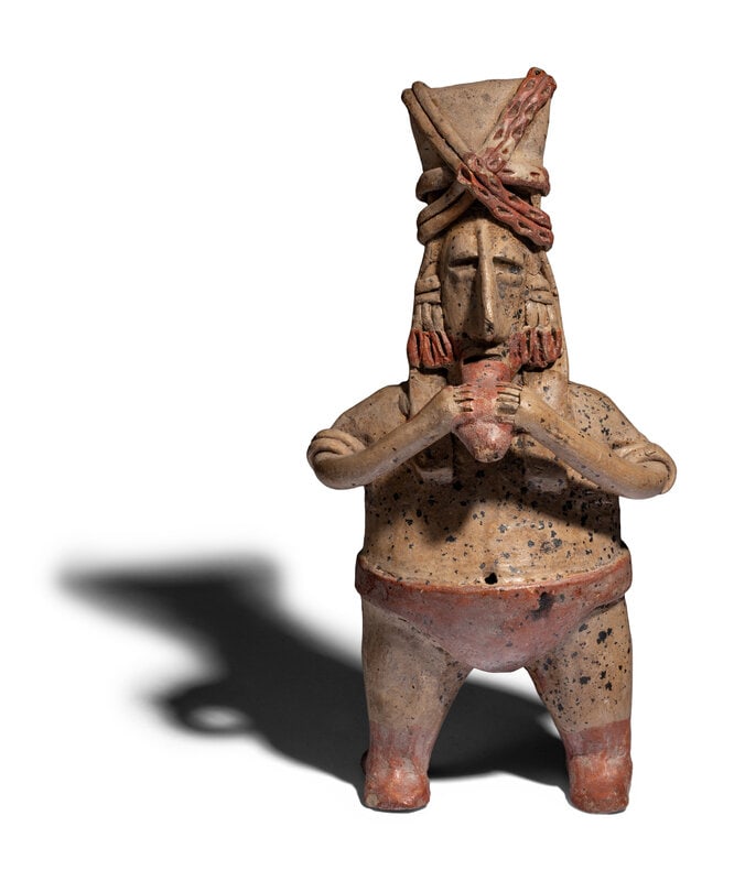 A Jalisco Terracotta Flute Player (1 of 4)