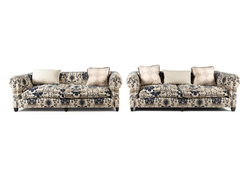 A Pair of Contemporary Two-Seat Sofas  (1 of 4)