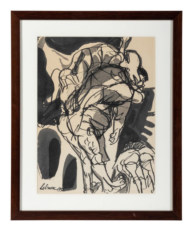 Rico Lebrun
(Italian/American, 1900-1964)
Mexican Slaughterhouse, 1958 (1 of 6)