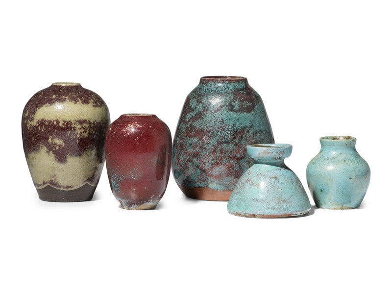 Five Jugtown Pottery Vessels (1 of 8)
