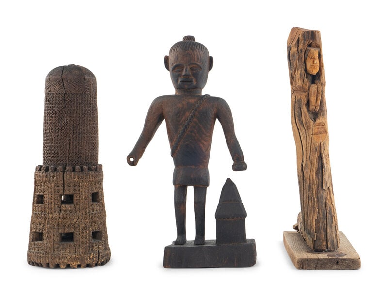 A Group of African Carved Figures (1 of 4)