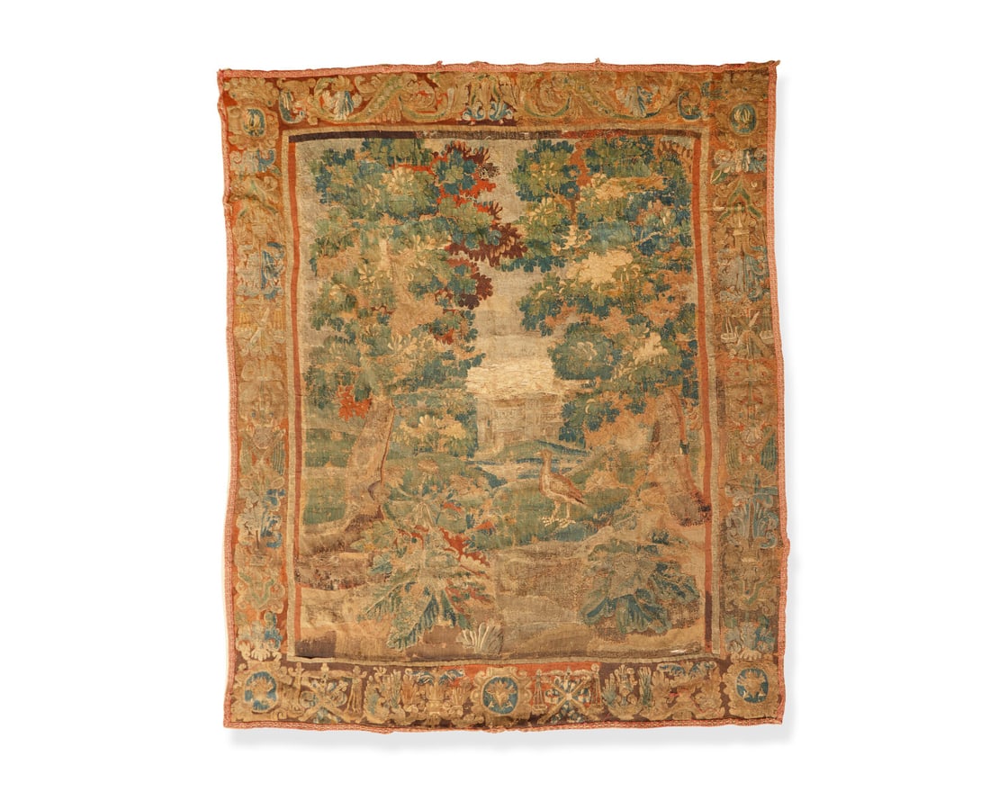 A Flemish verdure tapestry, possibly Brussels, 17th century (1 of 2)