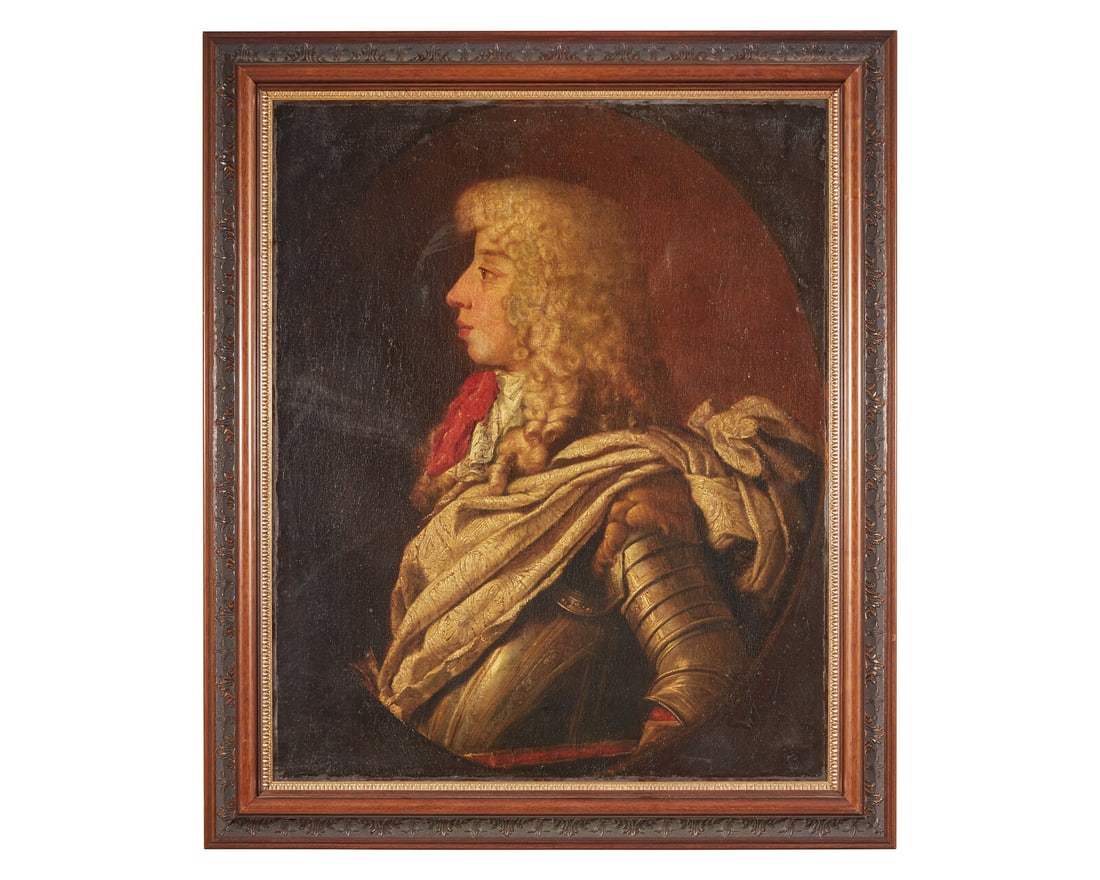 French School 18th century, Portrait of a Nobleman in Armor (1 of 2)