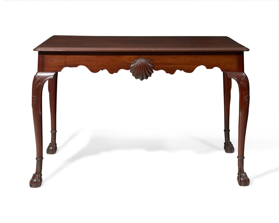 A fine Irish George II mahogany side table, circa 1750 (1 of 3)