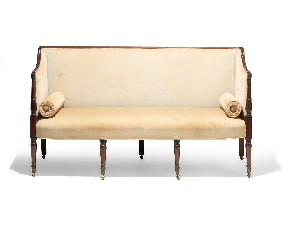 A George III mahogany sofa, circa 1810 (1 of 3)