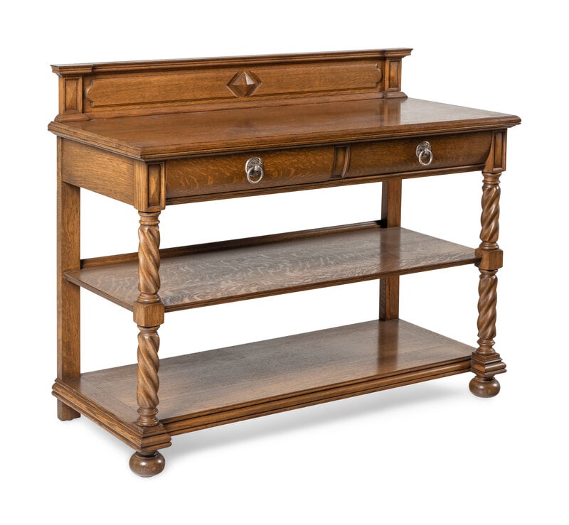 A Victorian Oak Server  (1 of 13)