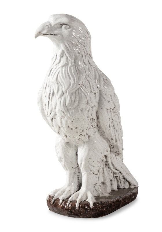 A Large Glazed Terra Cotta Model of an Eagle (1 of 16)