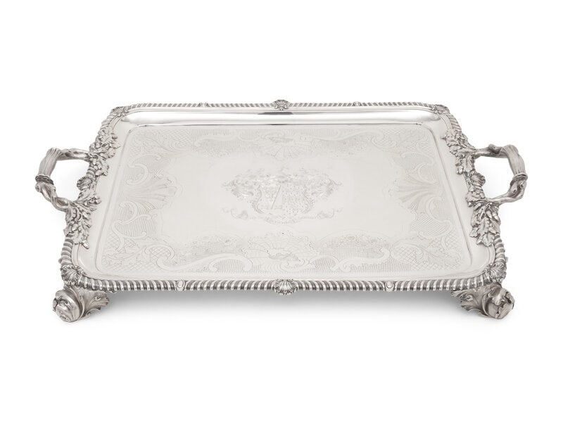 A George IV Silver Serving Tray (1 of 17)