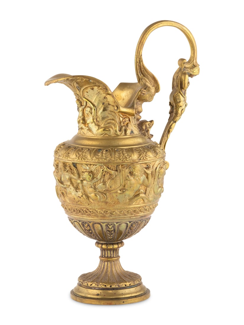 A Neoclassical Style Gilt Bronze Ewer (1 of 10)