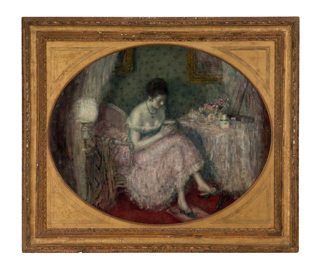 Frederick Carl Frieseke (American, 1874-1939) Woman at her Toilette, c. 1924 (1 of 12)