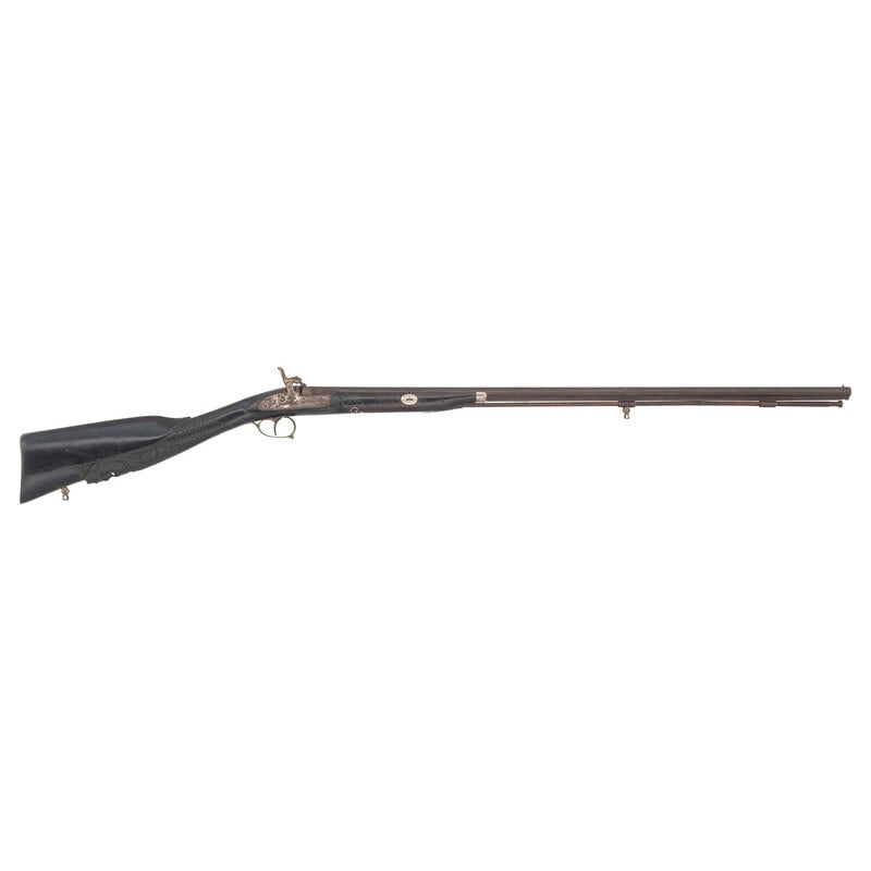Casa LaPort Percussion Shotgun with Carved Stock (1 of 7)