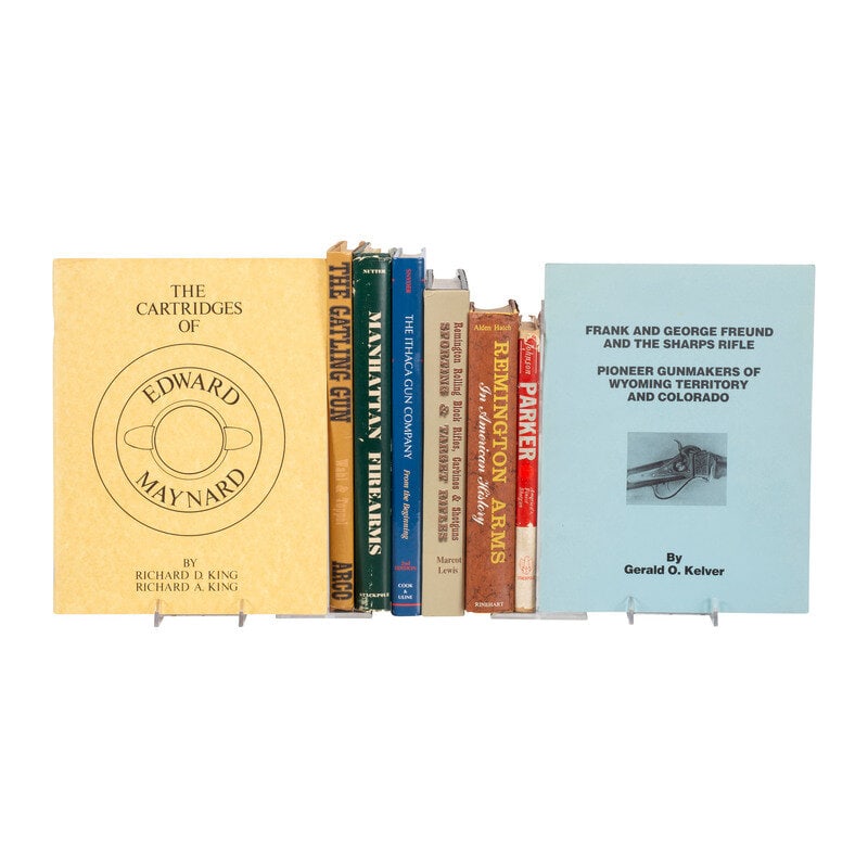 Collection of Single Gunmaker Histories: Collection of Single Gunmaker Histories Johnson, Peter H., Parker: America's Finest Shotgun, Harrisburg, PA: The Stackpole Company, 1961. Autographed. Hatch, Alden, Remington Arms in American History<