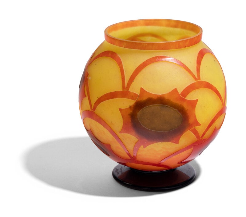 Charles Schneider
(German, 1881-1953)
La Verre Francais Cosmos VaseCirca 1930 (1 of 4)