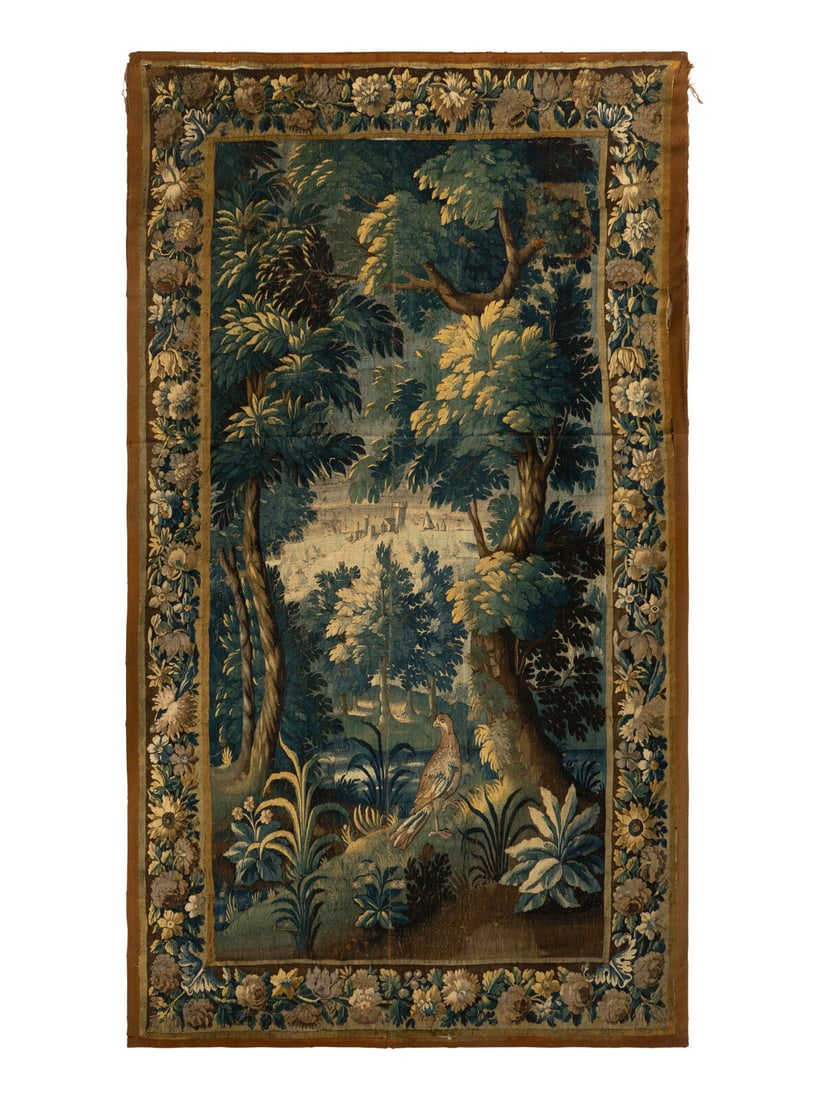 A Flemish Verdure Wool Tapestry (1 of 4)