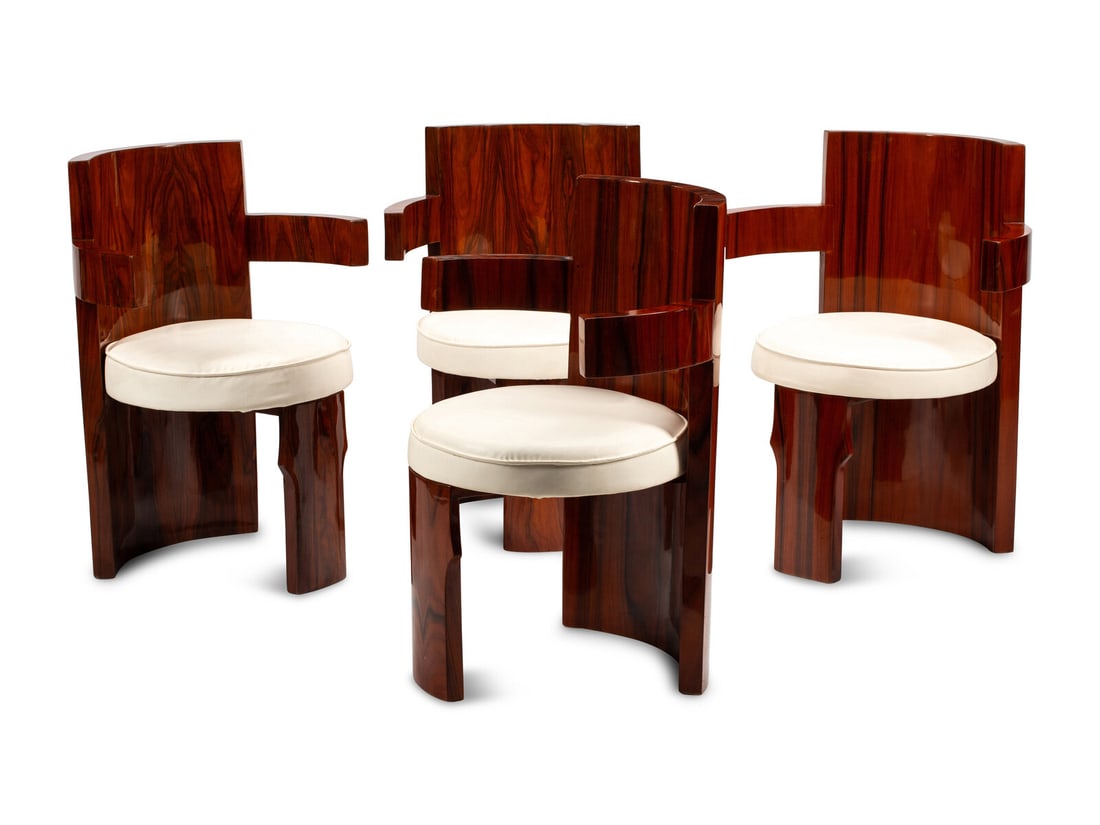 A Set of Four Modernist Armchairs (1 of 4)