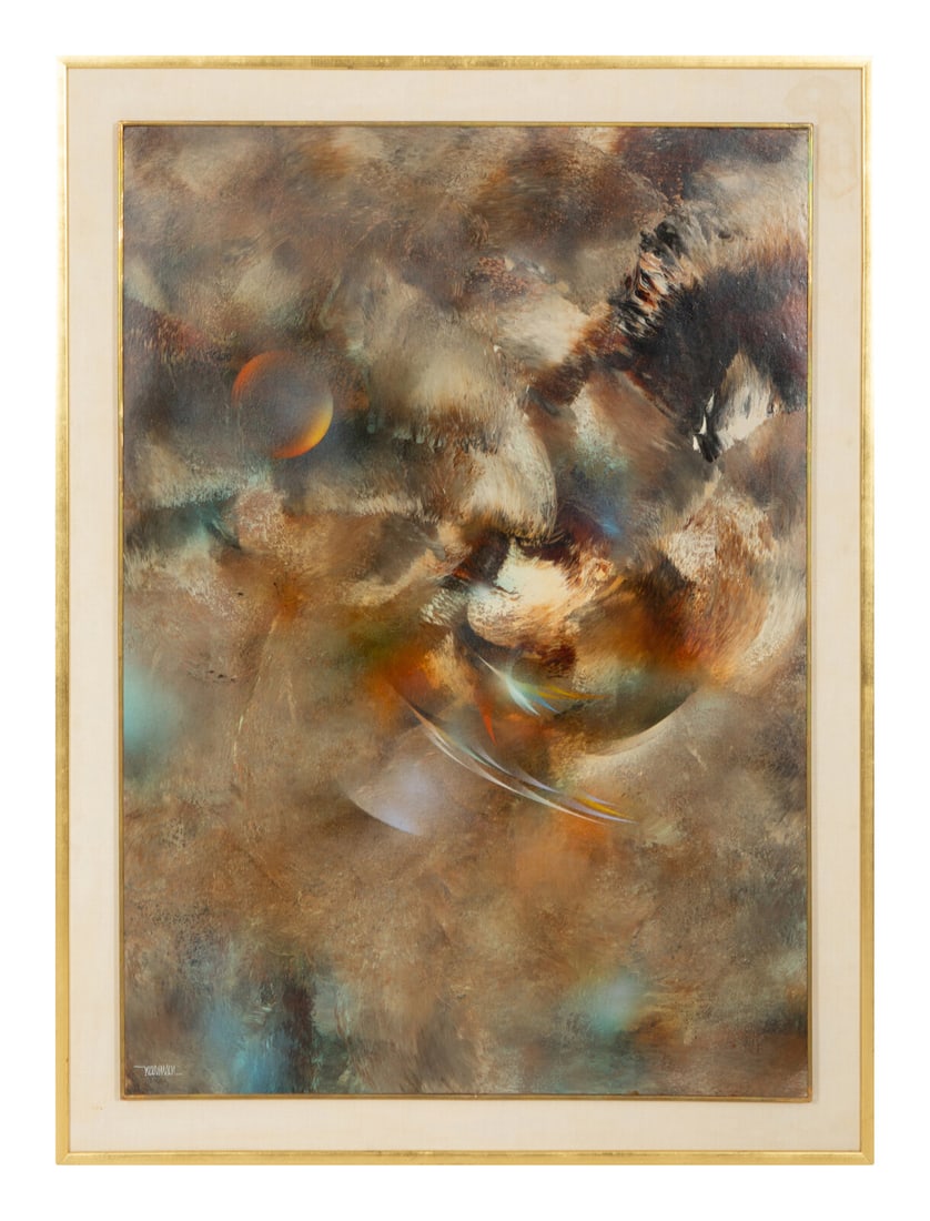 Leonardo Nierman (Mexican, 1932-2023) Cosmogeny (1 of 5)