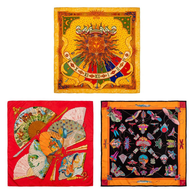 Three Hermès Scarves (1 of 7)