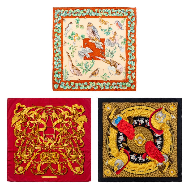 Three Hermès Scarves (1 of 7)