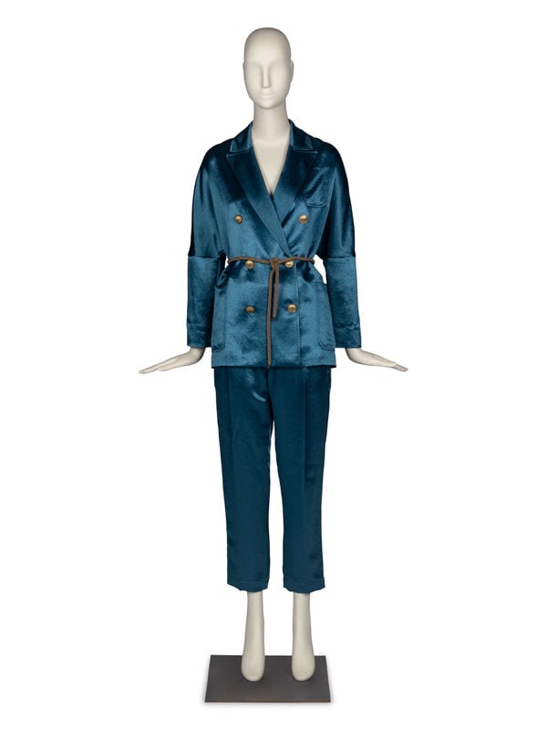 Brunello Cucinelli Satin Suit  (1 of 4)