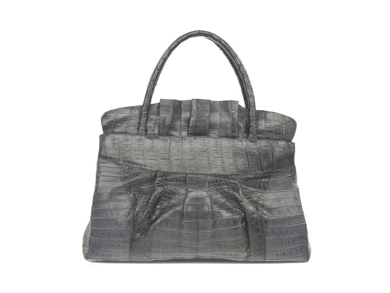 Nancy Gonzalez Purple Crocodile Handbag (1 of 5)