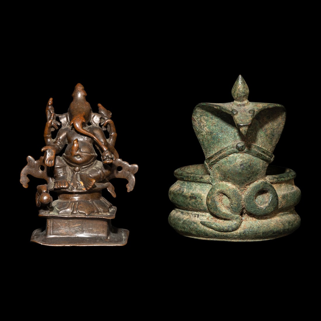 Two Asian Bronze Figures (1 of 3)
