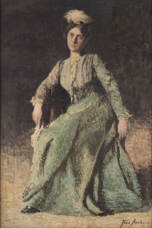 Thomas Anshutz
(American, 1851-1912)
The Pose (1 of 3)