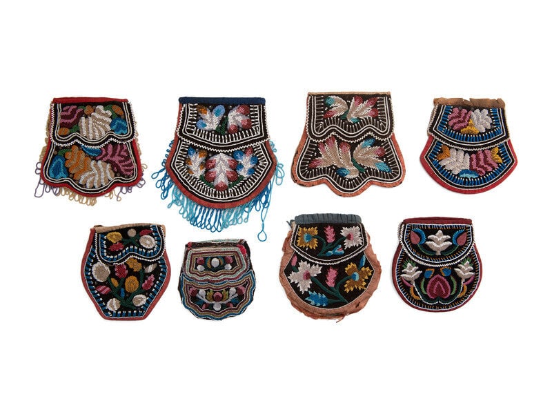 Collection of Haudenosaunee Beaded Purses (1 of 2)