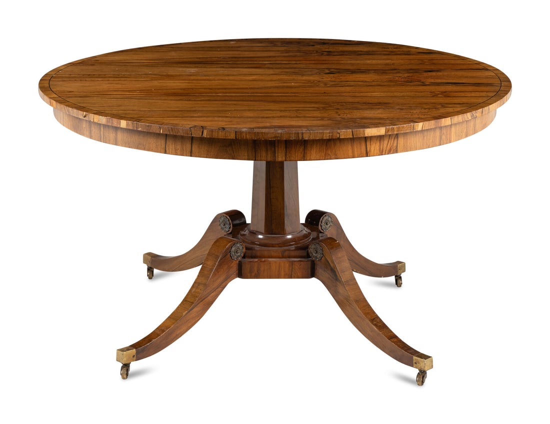 An English Rosewood Extension Dining Table (1 of 4)