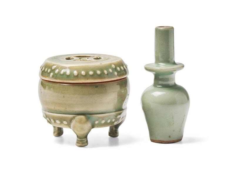 Two Chinese Celadon Glazed Articles (1 of 2)